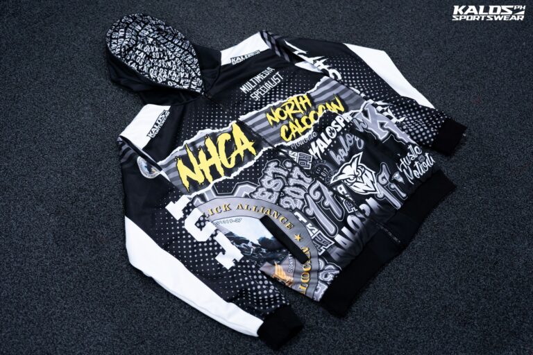 Custom hoodie jacket by KALOSph - high-quality custom jersey Philippines apparel