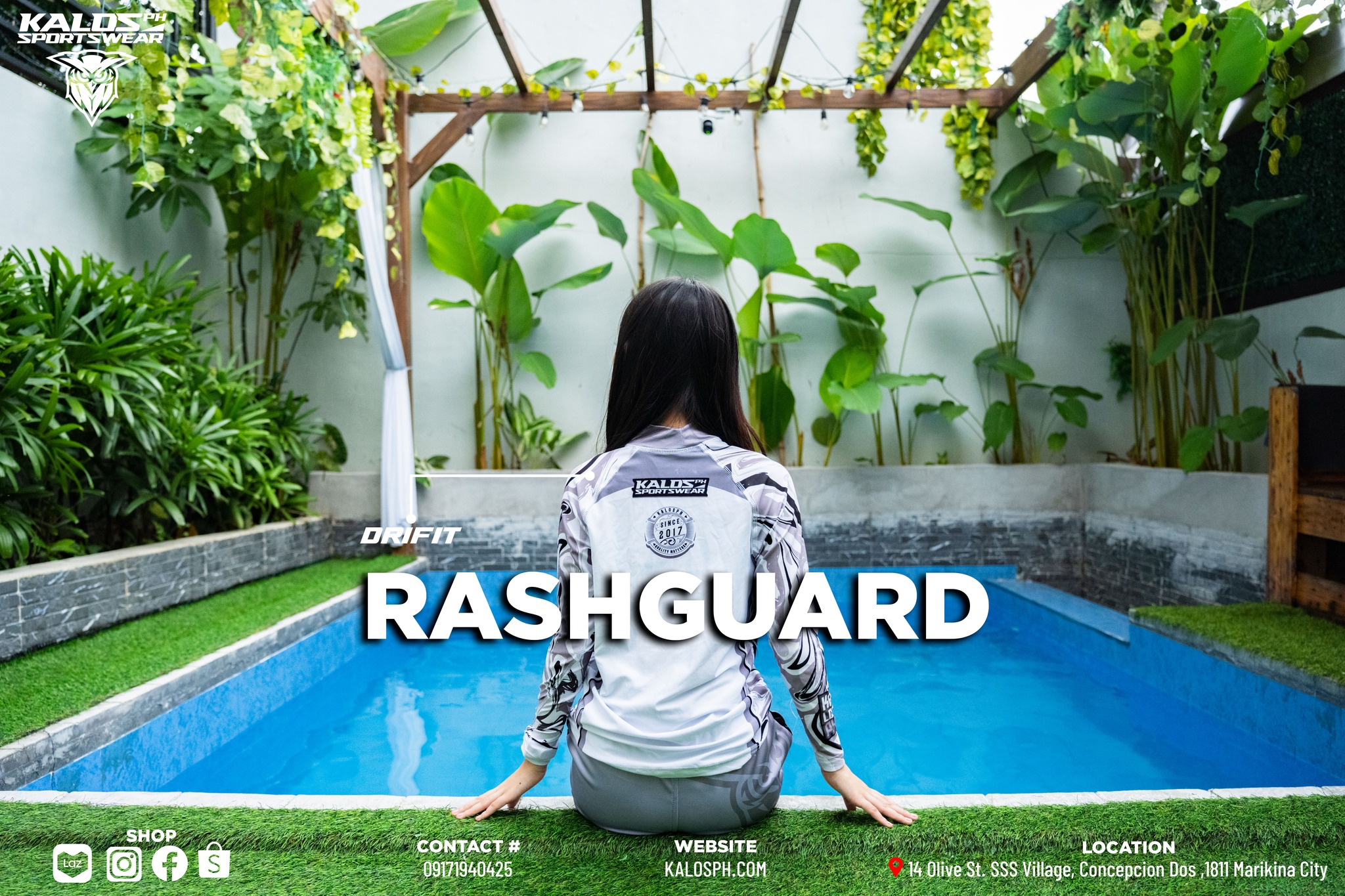 Kalosph custom rashguard - premium performance custom uniforms Philippines